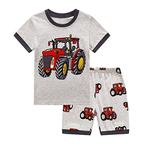 RKOIAN Little Boys Pajamas Sets Toddler Pjs 100% Cotton Kids Sleepwear